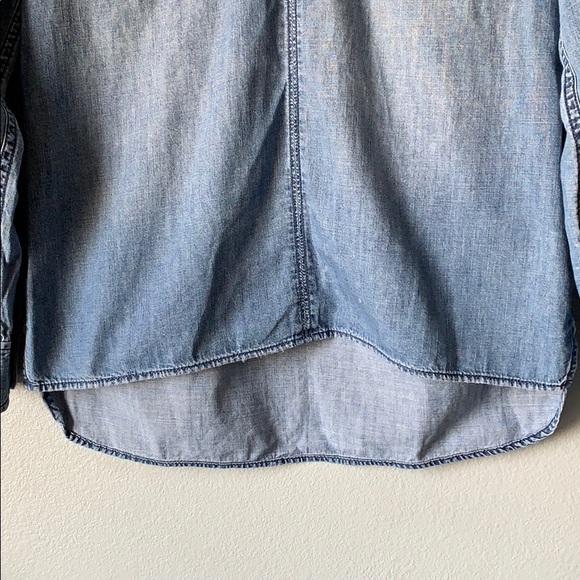 Madewell chambray lace up shirt! - Picture 7 of 8